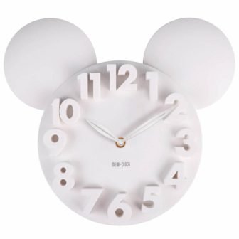 Lake Front White Mickey Modern Design Big Digit 3D Wall Clock Home...