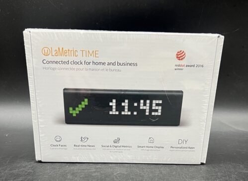 LaMetric TIME Wi-Fi Clock for Smart Home LM37X8 - SEALED