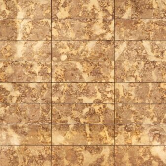 Lana Gold 6 in. x 18 in. Antique Glass Wall Tile (6...