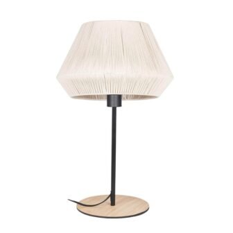 Lanier 5.12 in. W x 18.78 in. H Black Table Lamp for...