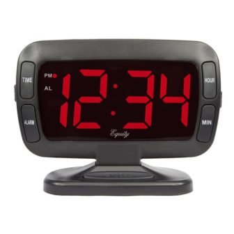 Large 1.8 In. Tilt LED Alarm Clock
