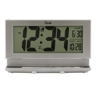 Large 2 in. LCD Alarm Table Clock with Night Vision Technology