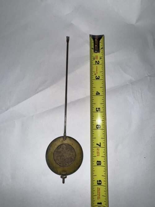 Large Antique French Brass Clock Pendulum For Portico & Mantel Clocks