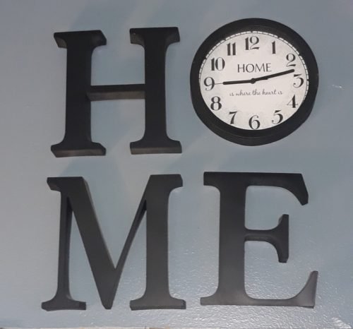 Large Country Cottage HOME clock