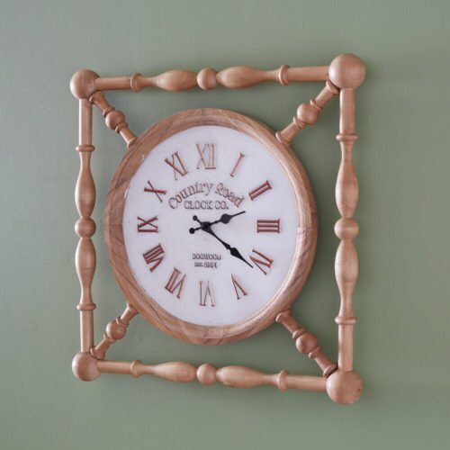 Large Country wall Clock - 19 inch