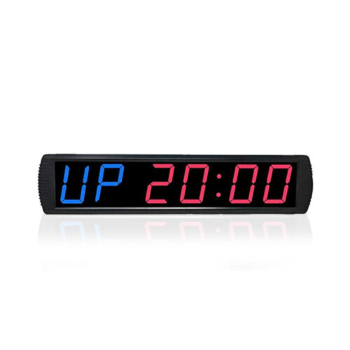 Large Digital Gym Training Interval Timer Clock Wall LED Stopwatch Countdown