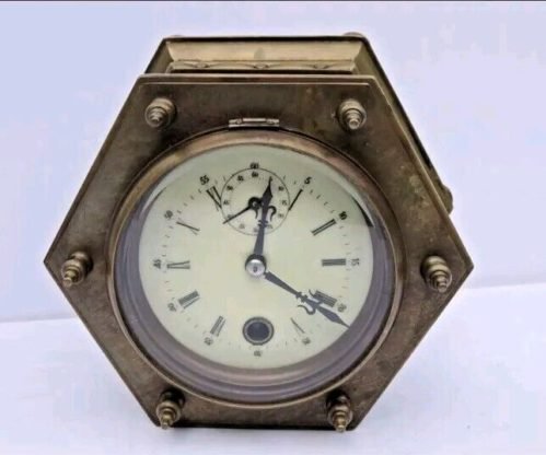 Large Hexagon Desk Clock