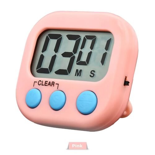 Large LCD Digital Kitchen Cooking Timer Count Down Up Clock Loud Alarm Magnetic