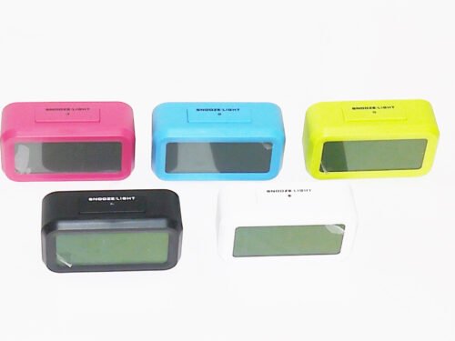 Large LCD Optically Controlled Digital Alarm Clock With Backlight & Calendar