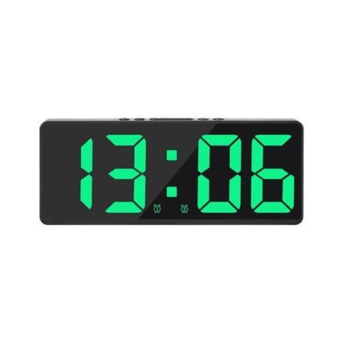 Large LED Digital Wall Clock Temperature Date Day Display USB Remote Control New