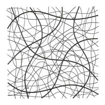 Large Metal Black Abstract Square Wall Art