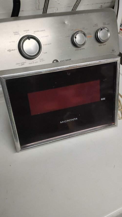 Large Micronta Electric Digital LED Wall Desk Clock 63 805 Vintage LED Clock