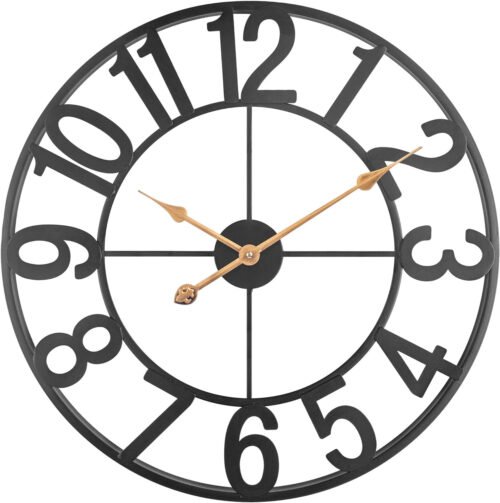 Large Oversized Wall Clocks, 30 Inch Modern Battery Operated Wall Clocks Silent