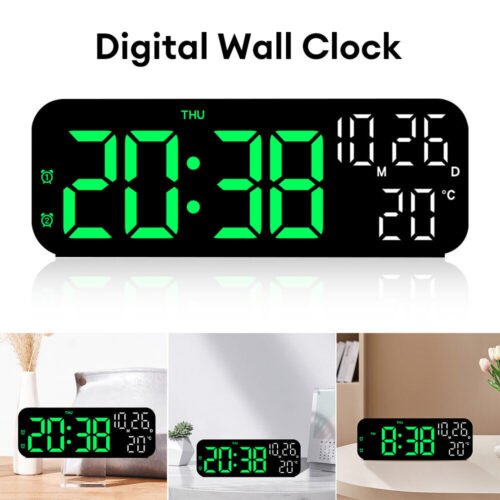 Large Screen Alarm Clock, Simple LED Desktop Clock, Large-sized Desk Clock