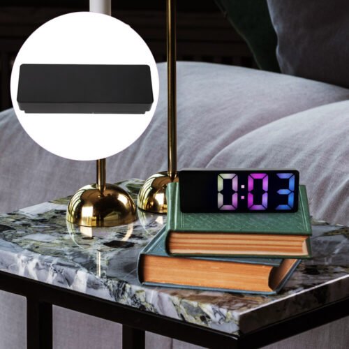 Large Screen Electronic Clock for Bedroom Travel Digital Display