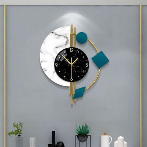 Large Silent Wall Clocks, Modern, Battery Operated, Non-Ticking for Bedroom Offi
