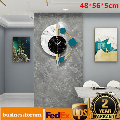 Large Wall Clock Digital Modern Art Design Creative Decor For Office Home Shop