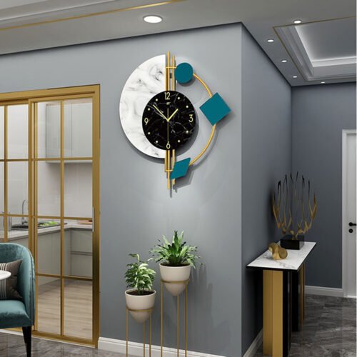Large Wall Clock Digital Modern Art Design Creative Decor For Office Home Shop