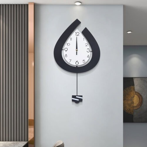 Large Wall Clock for Living Room Decoration Pendulum Modern Silent Wall Clock