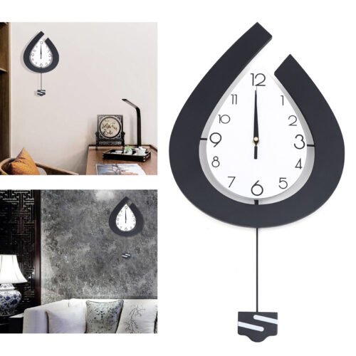 Large Wall Clock for Living Room Decor Big Pendulum Modern Silent Wall Clock