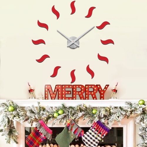 Large Wall Clocks for Living Room Decor Modern Silent Wall Clock for Wall DIY...