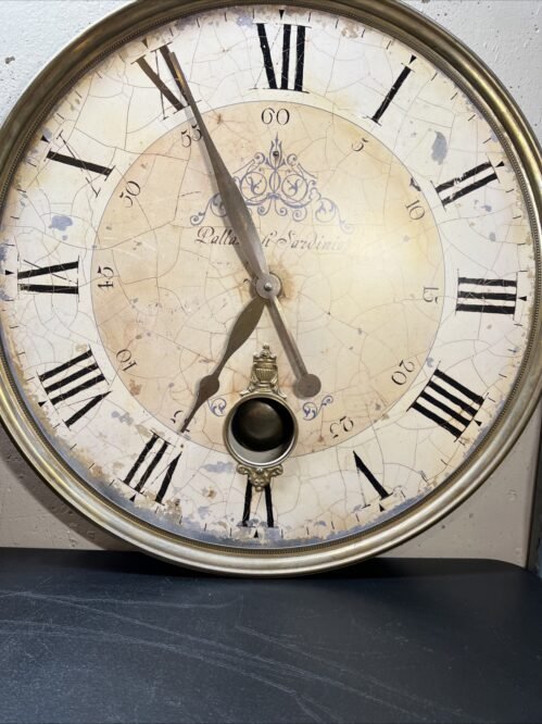 Large Wall Pendulum Clock 22" Roman Numerals Traditional Classic