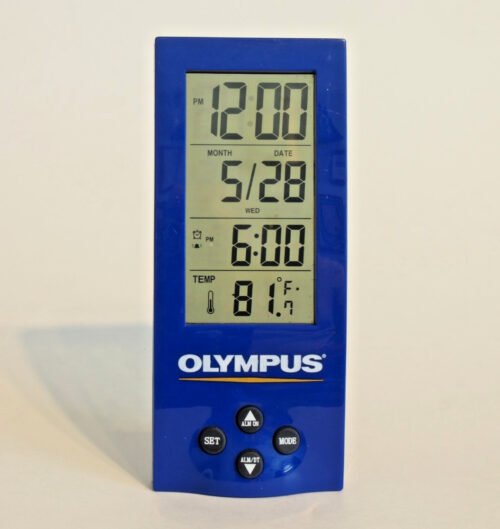 LCD Clock, Alarm, Date and Temperature with See-thru Design