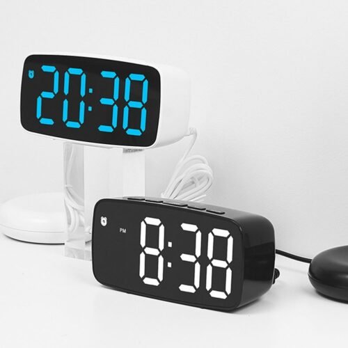 LED Alarm Clock with Multi Function Display and USB Charging Capability