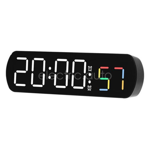 LED Digital Alarm Clock Large Screen Display Multi-function Clocks Wall Clock