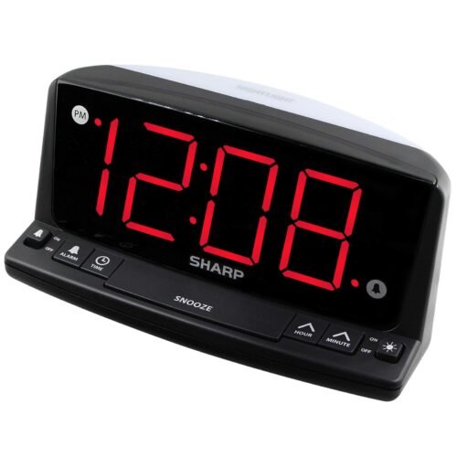 LED Digital Alarm Clock – Simple Operation - Easy to See Large Numbers, Built...