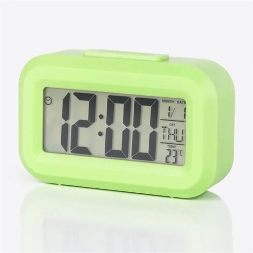 LED Digital Alarm Clock Small Desktop Clock for Kids Bedroom Bedside Table Home