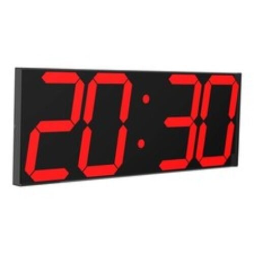 LED Large Digital Wall Clock, Oversize Wall Clock with 6” Numbers, Remote Con...