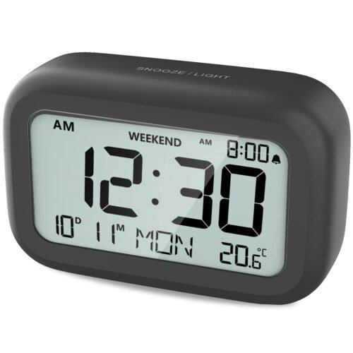 LED Snooze Digital Alarm Clocks Desktop Table Alarm Clocks Fashion Digital Alarm