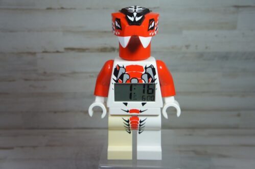 Lego Ninjago Fang Suei Snake Head Figure Shape Alarm Clock image
