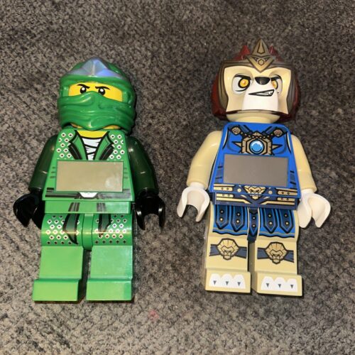 LEGO Ninjago Green Alarm Clocks 2012 Green Black Ninja Lloyd Chima Laval image