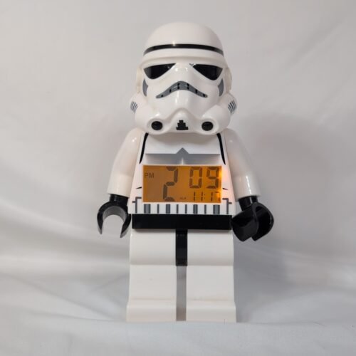 LEGO / Star Wars / Storm Trooper/ Digital / Alarm Clock / Battery Operated