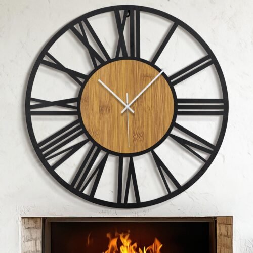 LEIKE 32" Oversized Large Wall Clocks,Silent,Non Ticking,Battery Operated Mod...