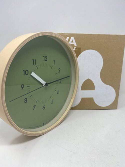 Lemnos SOSO AWA21-06 GN Wall Clock Green General Quartz Clock AWA Clock F/S