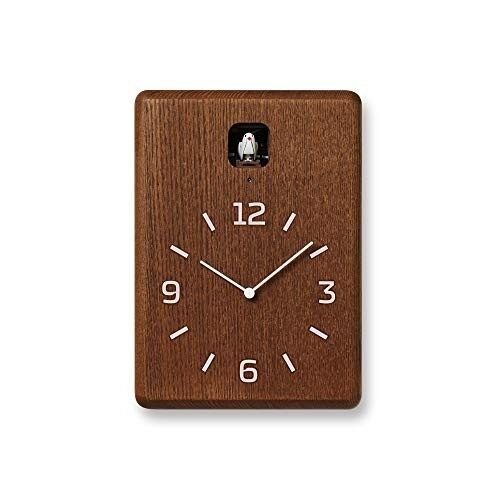 Lemnos Wall Clock Cuckoo Clock Analogue CUCU Brown CUCU LC10-16DBW Lemnos Size