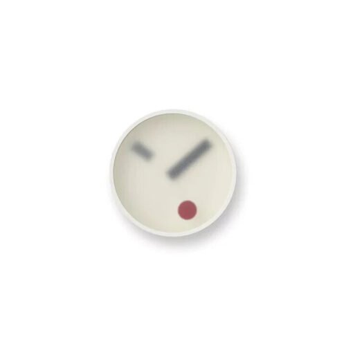 Lemnos Wall Clock kehai KM22-01 WH White 130x55mm New Japan