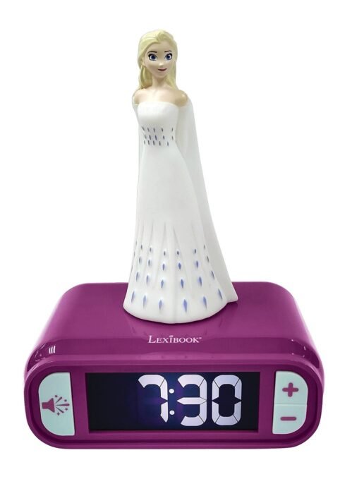 LEXiBOOK - Disney Frozen 2 Elsa Digital Alarm Clock for Kids with Night Light...