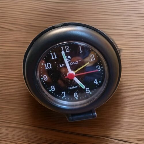 Lifelong Brand Folding Compact Standup Travel Quartz Alarm Clock - Nice
