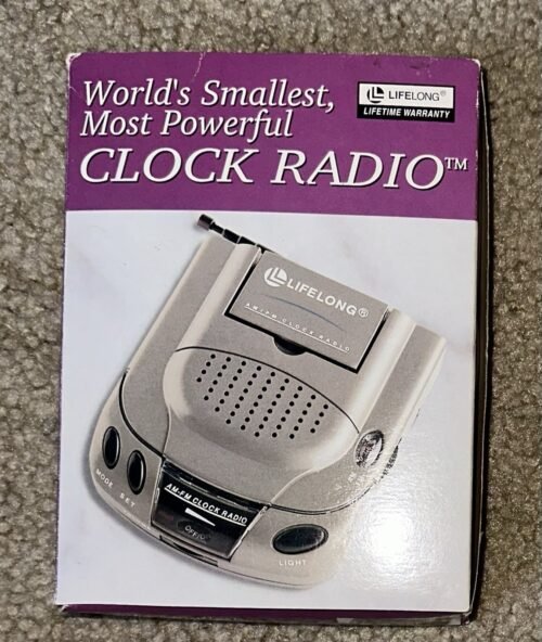 Lifelong World's Smallest Most Powerful Clock Radio