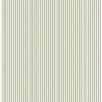 Light Green Ticking Stripe Wallpaper Sample