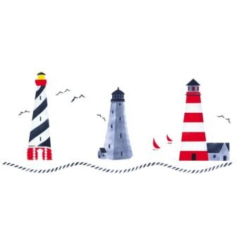 Lighthouse Wall Stencil