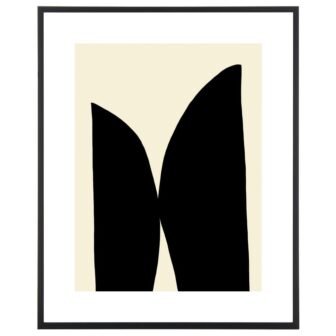 Like Minds Framed Mixed Media Abstract Wall Art 4 in. x 27...