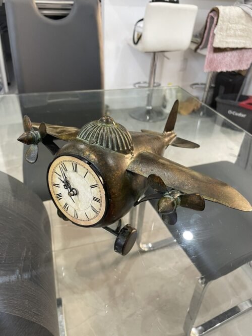 Lindbergh Aviation Clock - Aviation Collectible Tested - Works