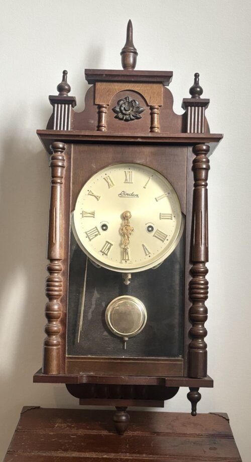 LINDEN MECHANICAL 31 DAY MOVEMENT WALL CLOCK