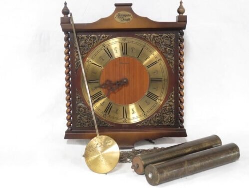 Linden Tempus Fugit Pendulum Wall Clock - Germany - Tested & Works