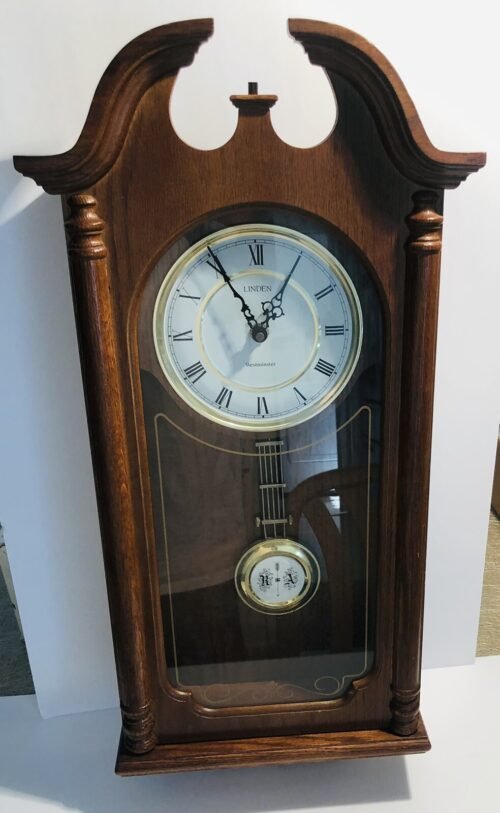 Linden Westminster-Whittington Hanging Pendulum Wall ￼Clock 28” Tall Tested